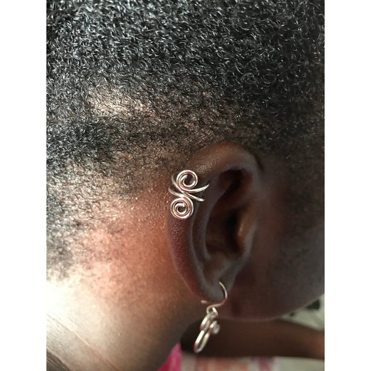 Double Spiral Ear Cuff (1607)