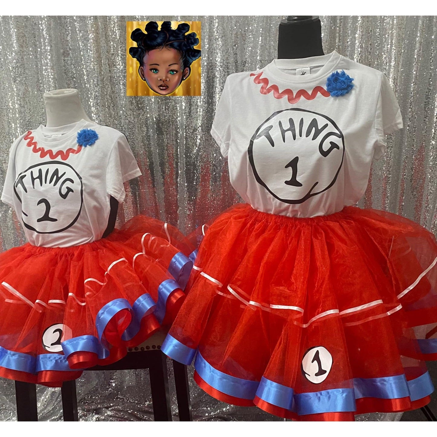 Thing 1-Thing 2 Tutu Outfit (1997)